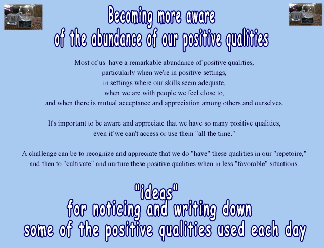 gratitude jar becoming more aware of positive qualities