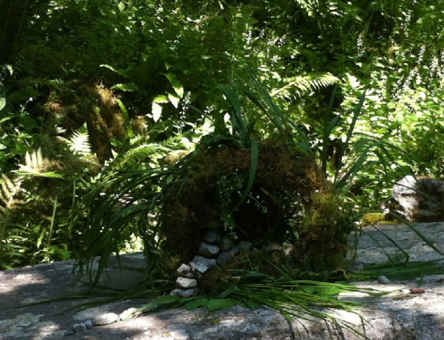 the healing well, lovely little moss cave