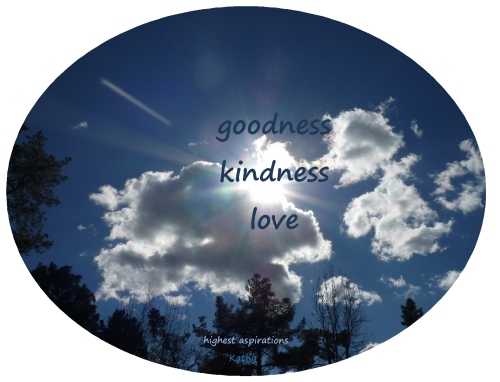 inspired by goodness kindness and love