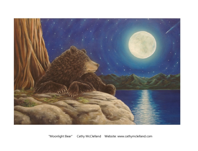 Cathy McClelland Moonlight Bear