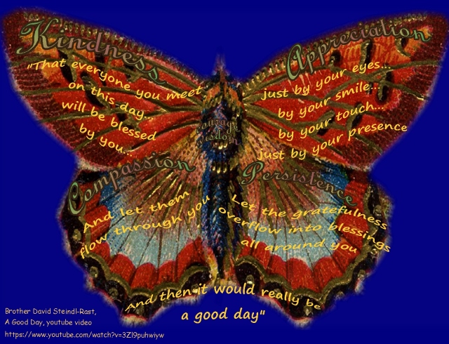 butterfly kindness gratefulness Br Steindl Rast